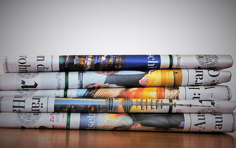 Newspaper Collages